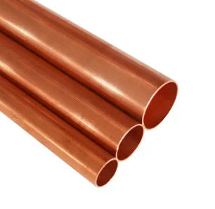Eksport gorąco sprzedawany Solid Copper Pipe C10200,T2,C1100 Miedziana rurociąg prosty stosowany do klimatyzacji